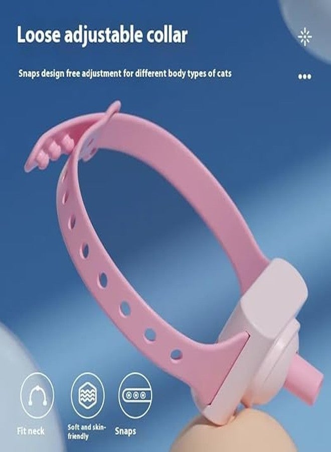 SHOPECOM طوق قطط من SHOPECOM مزود بليزر دوار | طوق قطط مزود بمؤشر ليزر وألعاب ليزر أوتوماتيكية | ألعاب تفاعلية قابلة للارتداء للقطط والكلاب المنزلية، وإثراء تمارين القطط الصغيرة (1) - Image 5